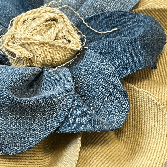 Fiore di lino blu