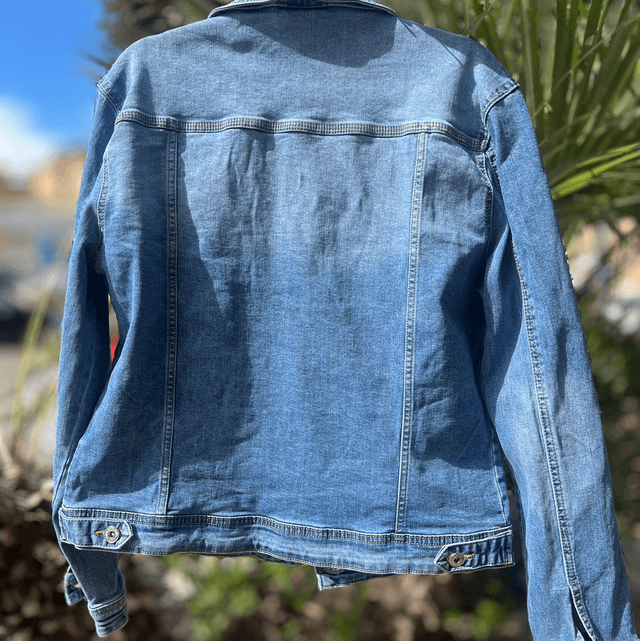 Denim flower