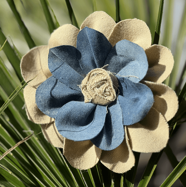 Fiore di lino blu